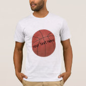 Voeg hier Jouw tekst Basketball-Shirten toe T-shirt (Voorkant)