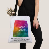 Voeg hier Jouw tekst Name Afbeelding Photo Logo to Tote Bag (Dichtbij)