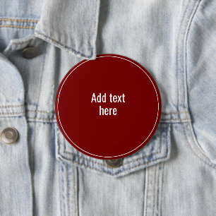 Voeg hier Jouw tekst toe - SJABLOON Ronde Button 4,0 Cm