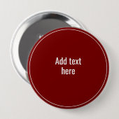 Voeg hier Jouw tekst toe - SJABLOON Ronde Button 4,0 Cm (Voorkant /achterkant)