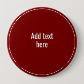 Voeg hier Jouw tekst toe - SJABLOON Ronde Button 4,0 Cm (Voorkant)