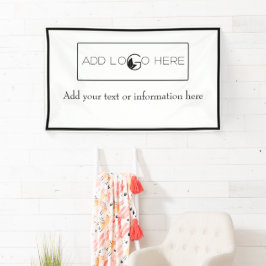 Voeg hier Logo toe Banner voor de promotie van kle