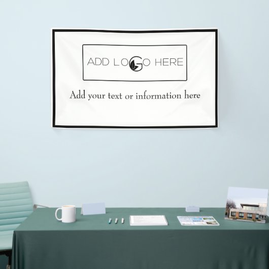 Voeg hier Logo toe Banner voor de promotie van kle (Beurs)