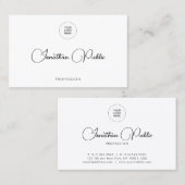 Voeg hier Moderne toe uploaden van eigen bedrijfs  Visitekaartje (Voorkant / Achterkant)