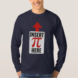 Voeg hier Pi in T-shirt