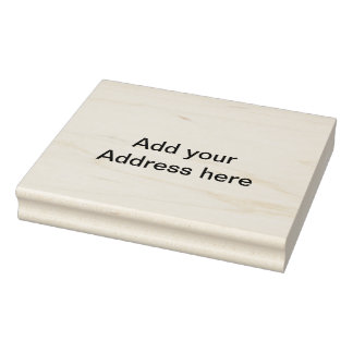 Voeg hier uw adres toe en plaats de code van de st rubberstempel