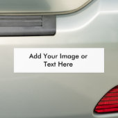 Voeg hier uw Afbeelding of tekst toe Bumpersticker (Op auto)