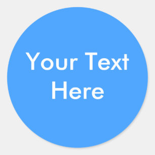 Voeg hier uw Afbeelding of tekst toe Ronde Sticker