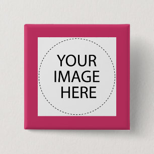 Voeg hier uw Afbeelding of tekst toe Vierkante Button 5,1 Cm