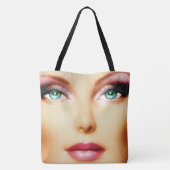 Voeg hier uw Afbeelding persoonlijke foto in Tote Bag (Achterkant)