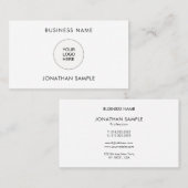 Voeg hier uw bedrijf Logo  Sjabloon toe Visitekaartje (Voorkant / Achterkant)