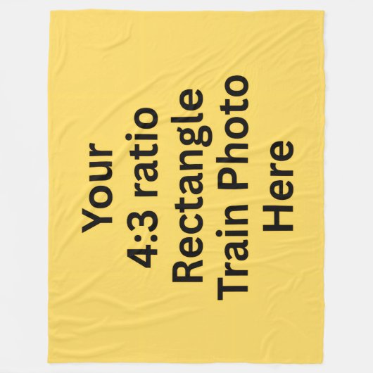 Voeg hier uw eigen foto toe - groot fleece deken (Voorkant)