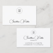 Voeg hier uw eigen Logo van het Bedrijf Sjabloon t Visitekaartje (Voorkant / Achterkant)