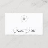 Voeg hier uw eigen Logo van het Bedrijf Sjabloon t Visitekaartje (Voorkant)