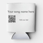 Voeg hier uw liednaam toe q of code tekstnaam haar blikjeskoeler (Voorkant)