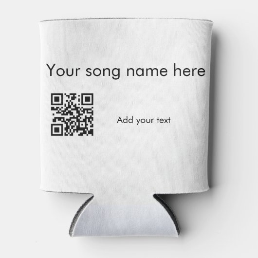 Voeg hier uw liednaam toe q of code tekstnaam haar blikjeskoeler (Voorkant)