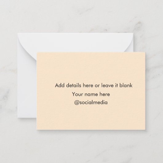 Voeg hier uw liednaam toe q of code tekstnaam haar notitiekaartje (Achterkant)