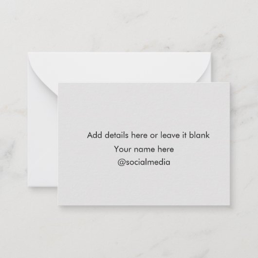 Voeg hier uw liednaam toe q of code tekstnaam haar notitiekaartje (Achterkant)