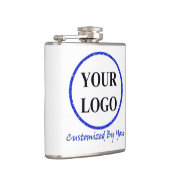 VOEG HIER UW LOGO CUSTOM WEDDING GIFT Flask Heupfles (Rechts)