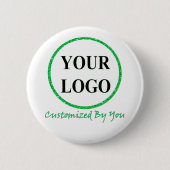 VOEG HIER UW LOGO TOE RONDE BUTTON 5,7 CM (Voorkant)