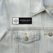 Voeg hier uw Logo toe voor zakelijke medewerker zw Naamplaatje (In situ)