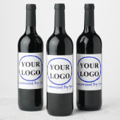 VOEG HIER UW LOGO TOE WIJN ETIKET (Flessen)