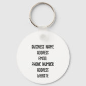 Voeg hier uw zakelijke Logo aan toe Sleutelhanger (Achterkant)