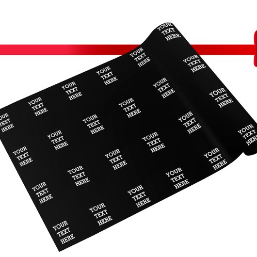 Voeg hier zwart-wit uw eigen aangepaste tekst toe cadeaupapier