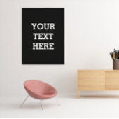 Voeg hier zwart-wit uw eigen aangepaste tekst toe foto afdruk