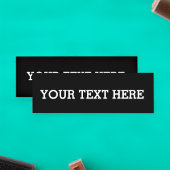 Voeg hier zwart-wit uw eigen aangepaste tekst toe klantenkaartje