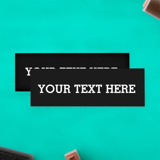 Voeg hier zwart-wit uw eigen aangepaste tekst toe klantenkaartje