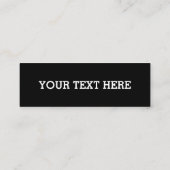 Voeg hier zwart-wit uw eigen aangepaste tekst toe klantenkaartje (Achterkant)