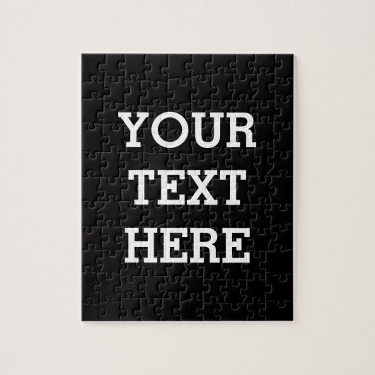 Voeg hier zwart-wit uw eigen aangepaste tekst toe legpuzzel (Verticaal)