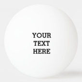 Voeg hier zwart-wit uw eigen aangepaste tekst toe pingpongbal (Voorkant)