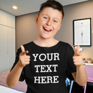 Voeg hier zwart-wit uw eigen aangepaste tekst toe t-shirt