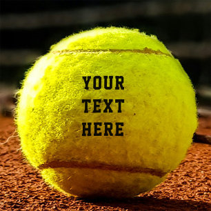 Voeg hier zwart-wit uw eigen aangepaste tekst toe tennisballen
