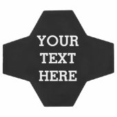 Voeg hier zwart-wit uw eigen aangepaste tekst toe voetbal (Enkel)