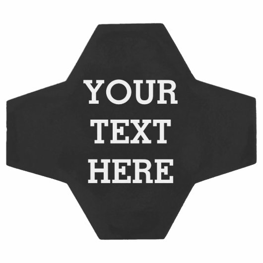 Voeg hier zwart-wit uw eigen aangepaste tekst toe voetbal (Enkel)