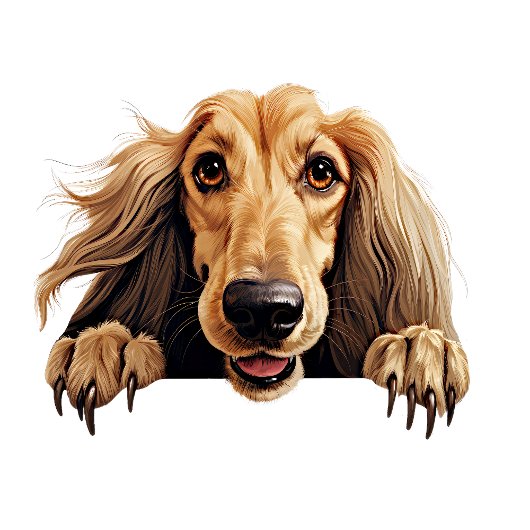 Voeg hondennaam, Jouw naam, Afghan Hound toe Plunjezak