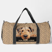 Voeg hondennaam Jouw naam, Airedale Terrier toe Plunjezak (Voorkant)