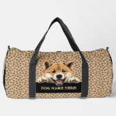 Voeg hondennaam Jouw naam, akita Plunjezak (Voorkant)