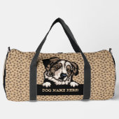 Voeg hondennaam Jouw naam, Australian Shepherd Plunjezak (Voorkant)