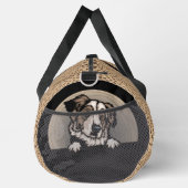 Voeg hondennaam Jouw naam, Australian Shepherd Plunjezak (Rechts)