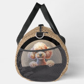 Voeg hondennaam Jouw naam, poedel - crème - Plunjezak (Rechts)