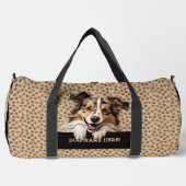 Voeg hondennaam Jouw naam, Shetland Sheepdog Plunjezak (Voorkant)