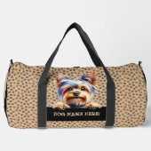 Voeg hondennaam Jouw naam, Yorkshire Terrier toe Plunjezak (Voorkant)