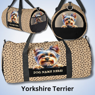 Voeg hondennaam Jouw naam, Yorkshire Terrier toe Plunjezak