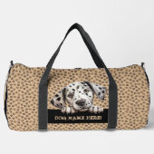 Voeg hondennaam of Jouw naam toe, Dalmatisch Plunjezak (Voorkant)