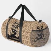 Voeg hondennaam of Jouw naam toe, Duitse herder +  Plunjezak (Rechterhoek)