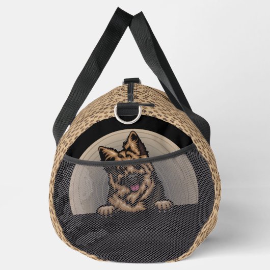 Voeg hondennaam of Jouw naam toe, Duitse herder +  Plunjezak (Rechts)